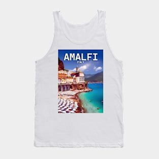 Italy Amalfi Retro Vintage Travel Souvenir Tank Top